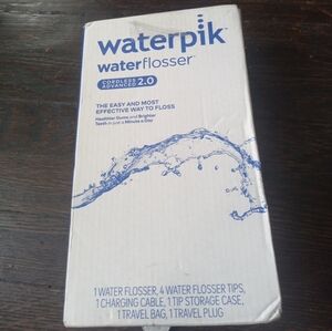 Waterpik Cordless Advanced 2.0 Water Flosser WP-580CD White Used...